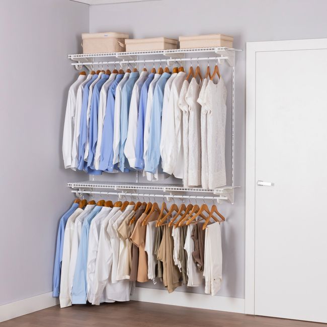 Armário aramado kit 6 Cabideiro para closet ou quarto pequeno Aramado
