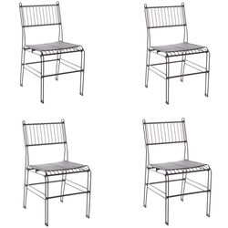 Kit-Cadeira-Decorativa-Aramada---Niva-com-Assento-de-Couro-Ecologico---4-Un