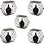 Kit-Nicho-Decorativo-Hexagonal-com-Prateleiras---Linha-Wire---Aramado-com-Madeira---5-Un