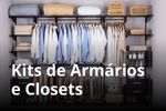 Armários e Closets - Kits de Armários Aramados
